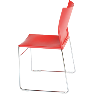 testChaise Gilles Jill Polypropylène Rouge